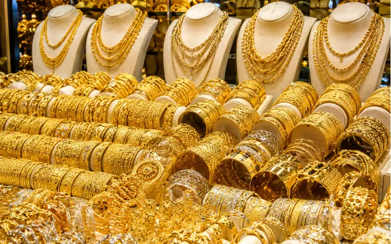 Gold and jewellery at Hamdan Shopping Center