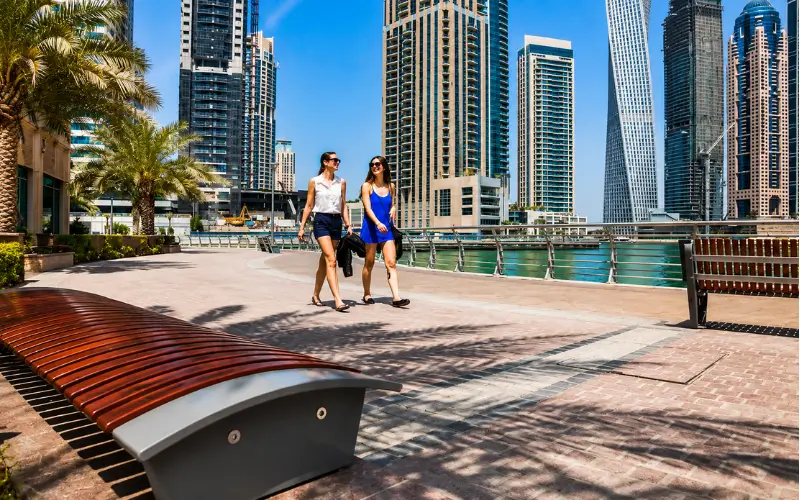 Enjoy a Walk Along Marina Walk
