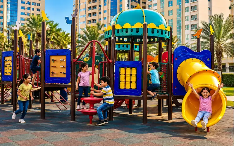 Children’s Play Area at Al Mahatta Park