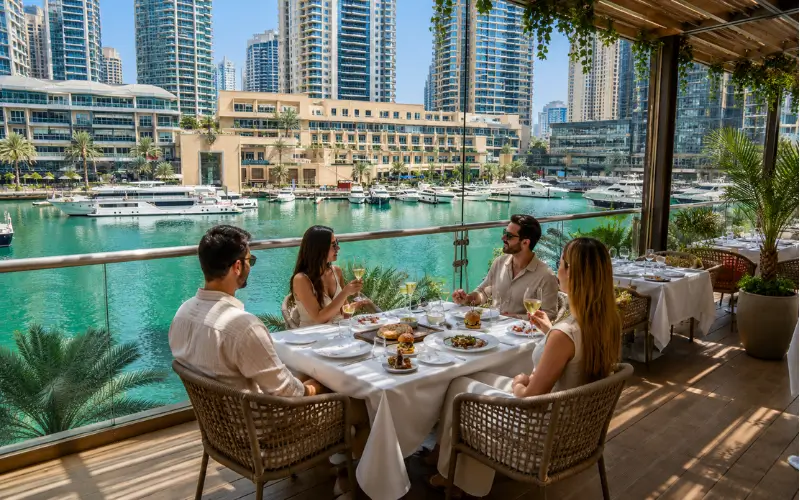 Restaurants and Dining Experience at Dubai Marina