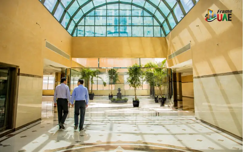 Inside view Makateb Building of Sultan Real Estate