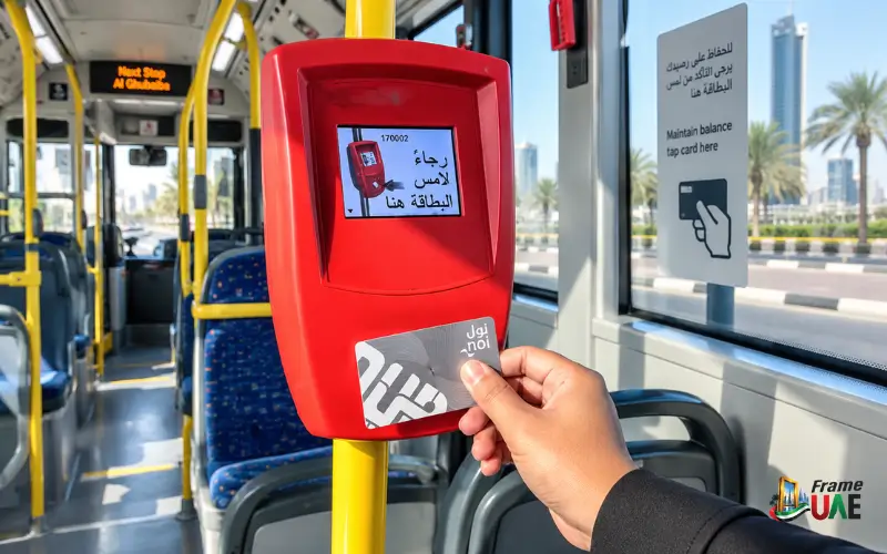 Nol Card Payment at Fujairah Bus Station
