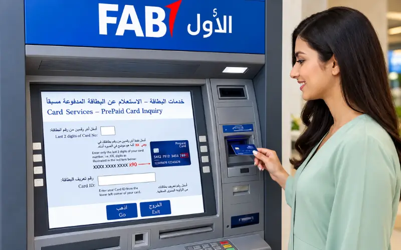Check FAB Balance at an ATM